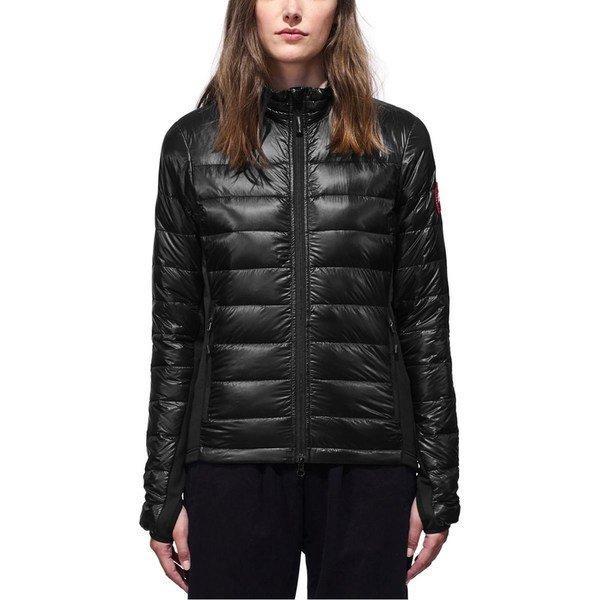 Áo khoác ngỗng canada/áo khoác Blouson Ladies Hybridge Lite Down -Women's Black/Graphite: 03-01UWS71KDN -40A1