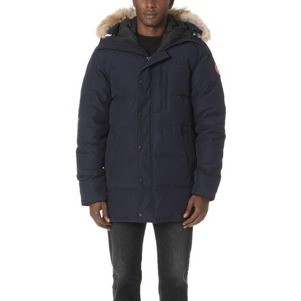Canada Goose Men Court Outer Carson Parka Đô đốc Blue: MB2-CANAD30204-546: Fermart Fermart 1