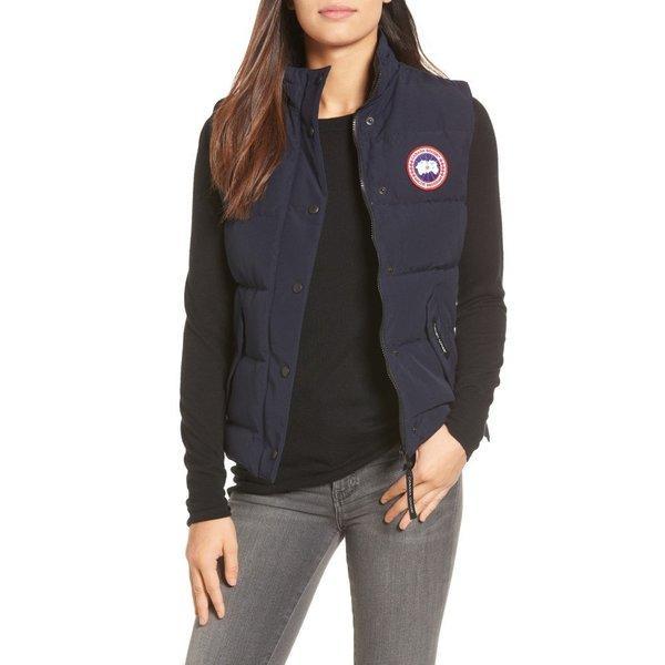 Canada Goose Ladies tốt nhất Gill Tops 'Freestyle' Slim Fit Down Vest Đô đốc Blue: DP3-956984-665315: Fermat Fermart EF-Mail Đơn đặt hàng Mua sắm Mua sắm