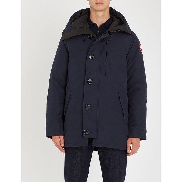 Canada Goose Canada Goose Men's Court Outer Chateau Quilted Parka Đô đốc Blue: AP5-5376370-17552: Fermat Fermart Cửa hàng thứ 3 MAIL MAIL