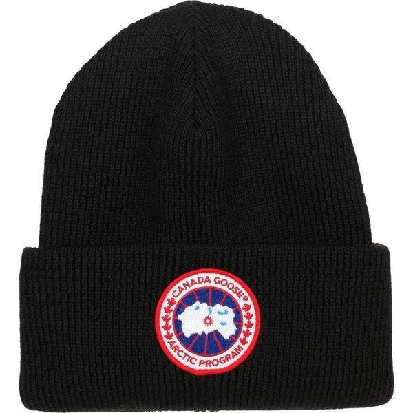 Canada Goose nam Knit Hat Disc Disc Disces Black: OD2-CDG007B-BK: Fermart Fermart 3