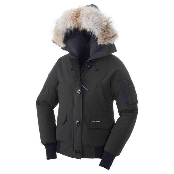 Canada Goose Ladies Down Áo khoác bên ngoài 'Thường xuyên Fit Down Bomber Jacket With chính hãng lông sói đen: DP3-604051-163173: Fermat f-fermart ef-mail Đơn đặt hàng