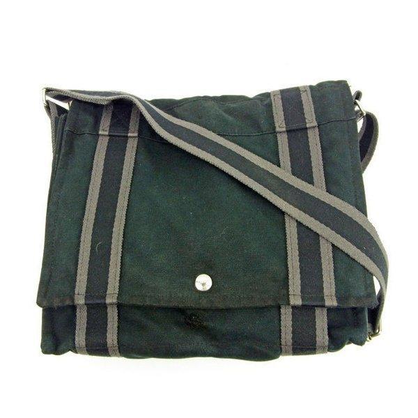 Hermes Hermes túi vai Fool Tu Sack Bassus PM Black Grey Ladies nam giới đã sử dụng túi: Y5546: Thương hiệu Deco Tokyo -Mail Đơn hàng Mua sắm