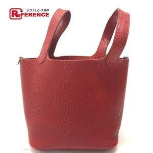 Hermes Hermes Picotan Lock PM Túi xách Rouge Ganran Phụ nữ [Đã qua sử dụng]: G-0710-31: Tham khảo Bộ sưu tập MAIL MAIL