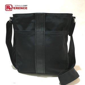 Hermes Hermes Acapulco MM Bandriere Túi vai chéo chéo Đen unisex đặt hàng thư