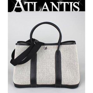 Không sử dụng Hermes Garden Party TPM 2way TOTE Túi màu đen □ J: 042775: Atlantis -Mail Đơn đặt hàng Mua sắm