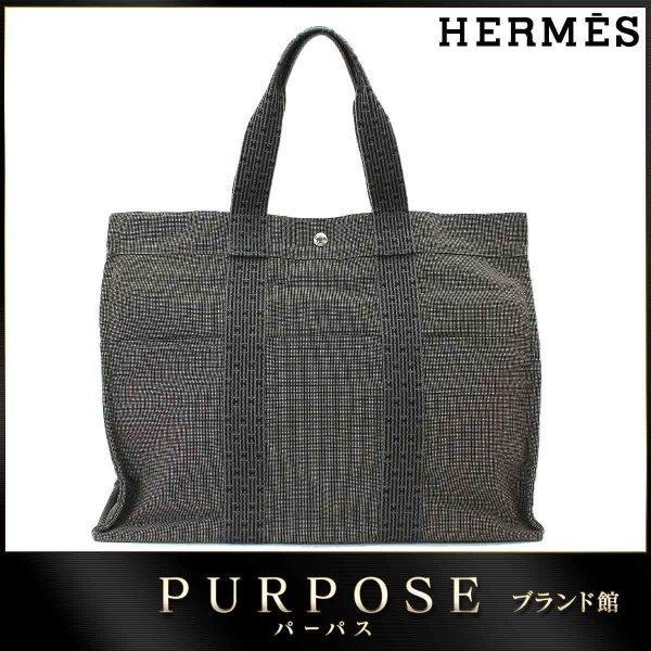 Hermes Hermes hãng hàng không TOTE BAG BAD BADAS Màu xám bạc