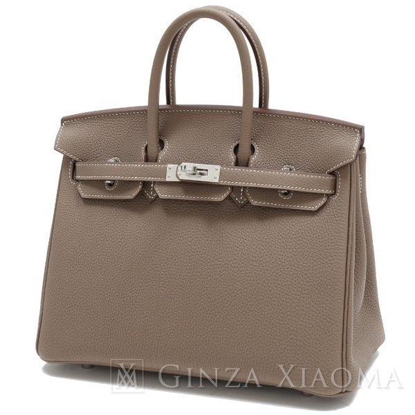 《MỚI》 Hermes Hermes Birkin 25 Togo Eto Pulver Silver Chân tay T Túi xách khắc [Mới] _ Hermes Hermes_ Thương hiệu giá rẻ 