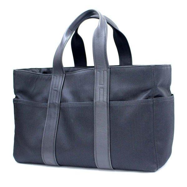 Hermes acapulco mm túi tote unisex canvas black mail đặt hàng
