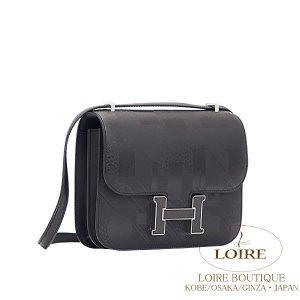 Hermes [Hermes] Constance Mini Impre Mini [Constance Mini] Somblero Cracker Silver Cham