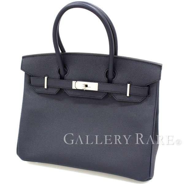 Hermes Birkin 30 cm Túi xách màu xanh In Indigo x Bạc Vo Epson C Engraved Hermes Birkin Túi: 4787839: Phòng trưng bày -Rare -Mail Đơn hàng Mua sắm Mua sắm