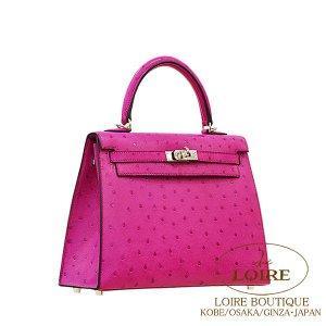 Hermes [Hermes] Kelly 25cm [Kelly 25cm] Bên ngoài may Oustric Rose Rose Chân bạc màu tím: 1710004: