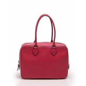 Hermes Hermes Túi xách Prum 28 Hoa hồng gây sốc màu hồng bạc shable thư phụ nữ mua sắm
