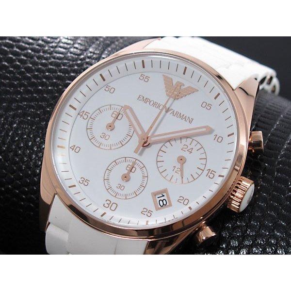 Asuka Emporio Armani Emporio Armani Watch AR5920 Ladies White Rose Gold