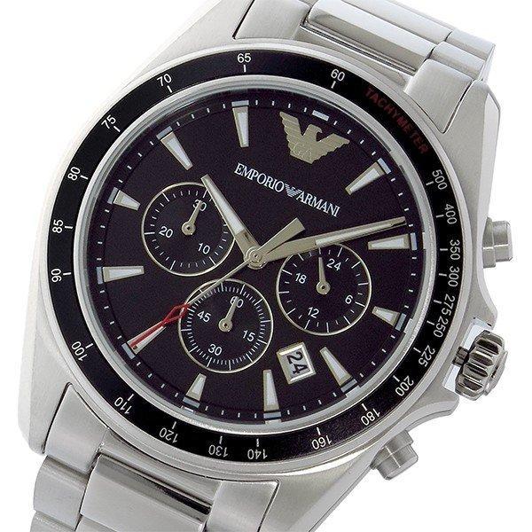 Emporio Armani Emporio Armani Chrono Quartz Men Watch AR6098 Đơn đặt hàng qua thư đen