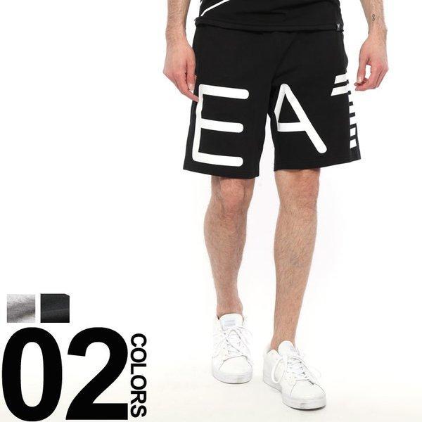 Emporio Armani Emporio Armani EA7 Quần ngắn Đồ mồ hôi logo lớn In Half Quần thương hiệu Men EA3ZP