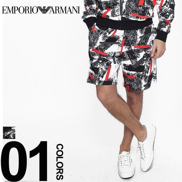 Emporio Armani Emporio Armani EA7 Quần Short Short Short Short hình học Bants Brand Men EA3ZP