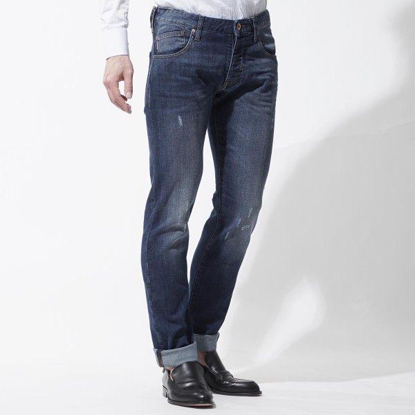 Emporio Armani Emporio Armani Nút Fly Jeans Blue Men J20 Extra Slim Fit: 3Z1J20-1D53Z: Modern Blue Yahoo!