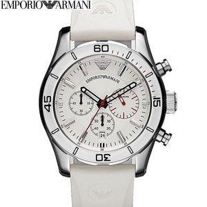 Emporio Armani Emporioarmani AR5947 Xem Men White Rubber (K ​​-15): AR5947: Xem và Quà tặng thương hiệu Seika -Mail Đơn đặt hàng Mua sắm Mua sắm
