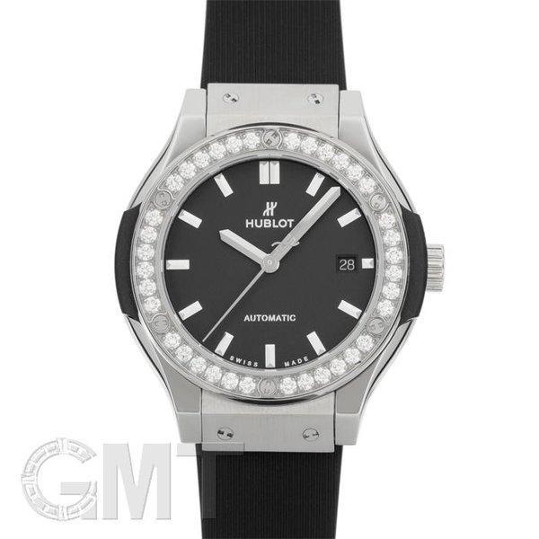 UBRO Cổ điển Fusion Titanium Diamond cao su 582NX1170RX1204 * HUBLOT LADIES WATCH