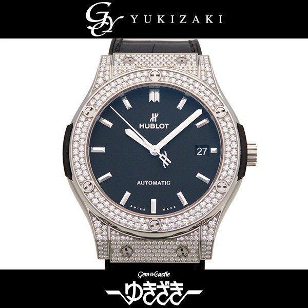Uburo Classic Fusion Titanium Pave 511NX1171LR1704 Đen Dial Men Watch New: W158336: Gem Castle Yukisaki -Mail Đơn đặt hàng Mua sắm Mua sắm