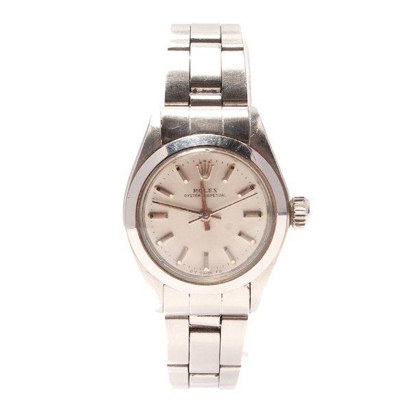 Rolex Oyster Purpetur 6718 Xoays Automatic Watch Dial Silver 1972 Rolex Ladies Được sử dụng: A102252021: Hugall Fashion Hug All -Mail Order Mua sắm Mua sắm