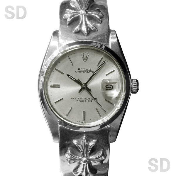 [Antique] Rolex Men Oyster Date x Chrome Heart