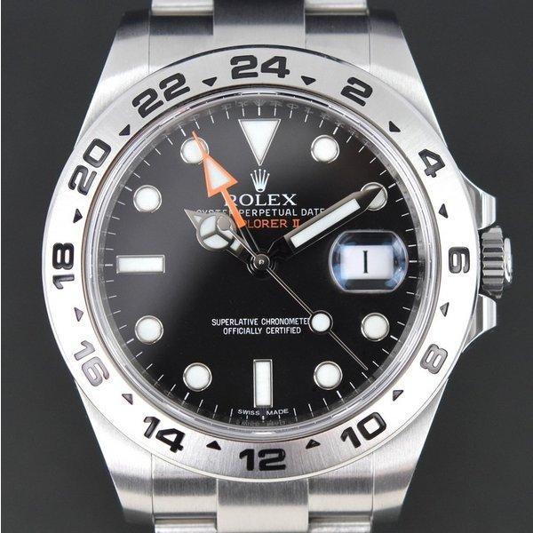 Rolex Explorer II 216570 Ngày quay số màu đen ngẫu nhiên SS tại Đạo luật đồng hồ nam một