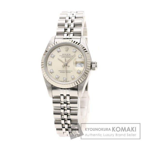 Rolex Rolex 69174G DateJust 10p Đồng hồ kim cương Thép không gỉ 20SS LADIES ĐẶT HÀNG