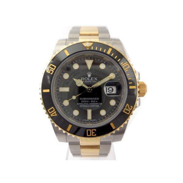 Rolex Rolex 116613LN Kết hợp Submarination Kết hợp BEZEL ĐEN/Dial SS X YG với Rolex ngẫu nhiên Rolex giá rẻ