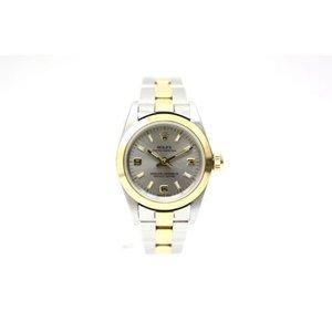 Rolex Rolex Oyster Purpetur K -Turn 76183 Vàng vàng kết hợp bằng thép không gỉ đồng hồ xem thư