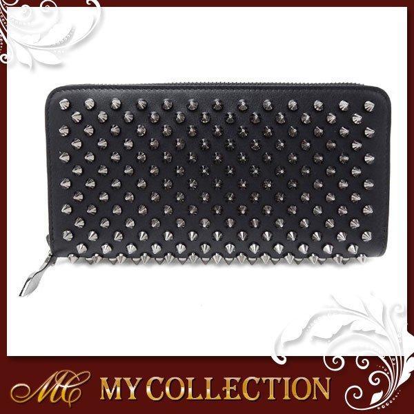 Christian Lubutan Christian Louboutin Panetone Spike Spike Wallet Nghiên cứu tròn Fastener Long Weather Leather Gun Gun Metal: 117107532: Bộ sưu tập của tôi Yahoo! Cửa hàng -Mail Đơn đặt hàng Mua sắm Mua sắm Mua sắm
