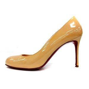 Christian Lubutan Christian Louboutin Bơm men 38 BEIGE /YM Ladies [Đã qua sử dụng] [Vector đã qua sử dụng]: 081-301807110020: Thương hiệu vectơ bán hàng quần áo thứ hai -Đơn đặt hàng mua sắm mua sắm mua sắm mua sắm