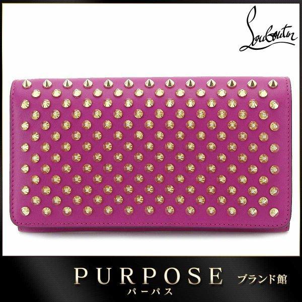 Triển lãm không sử dụng Christian Louboutin Christian Louboutin Macaron Spike Studs Wallet BI -FIND WANGET Dây đeo: 90050811: Mục đích Pass Yahoo Store -Mail Đơn đặt hàng Mua sắm Mua sắm