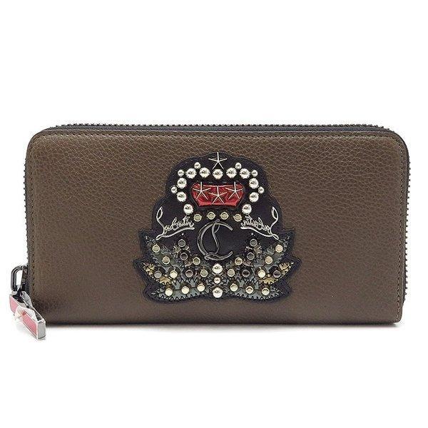 Christian Louboutin Christian Louven tròn Fastener Long Fallet Panetone Long Wallet 1175060 Vương miện Tadder Spike Điều kiện đẹp: 86507: Cửa hàng Cung điện Tsuruya -