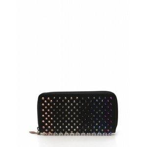 Christian Lubutan Christian Louboutin Long Fallet Fastener Spike Soods Black Black Multic Color nhỏ Leather Ladies Ladies Đặt hàng
