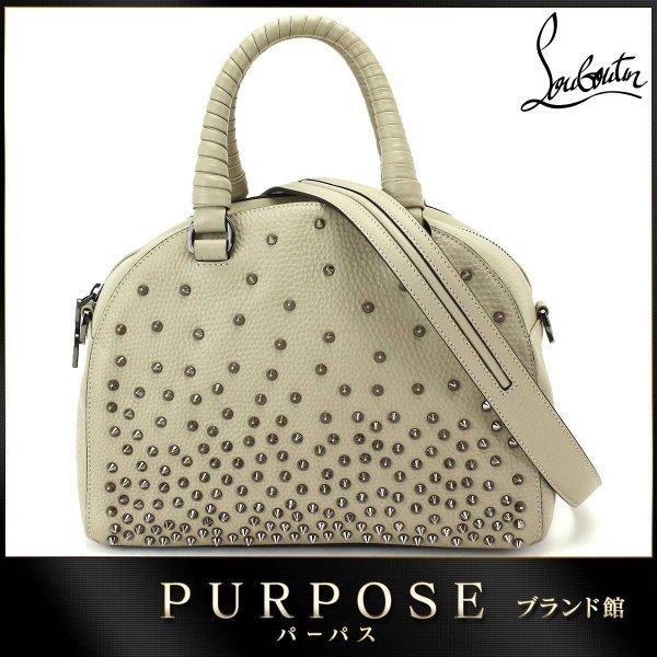 Christian Louboutin Christian Louboutin Panetone Spike Studs 2way Hand Bag Bag Leather Beige 3155015: 90047157: Mục đích Purpass Yahoo Store -Mail Đơn hàng Mua sắm Mua sắm Mua sắm Mua sắm