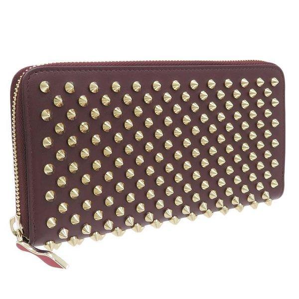 Christian Louboutin Christian Levutan tròn Fastener Long Fallet Panetone 1165065 Panettone Wallet Studs Các mặt hàng không sử dụng: 87526: Tsuruya -Cửa hàng mua hàng -Mail Đơn đặt hàng