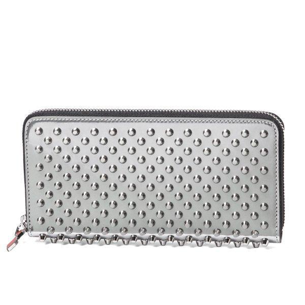 Christian Louboutin Christian Lubutan tròn Fastener Long Wallet Panetone Spike