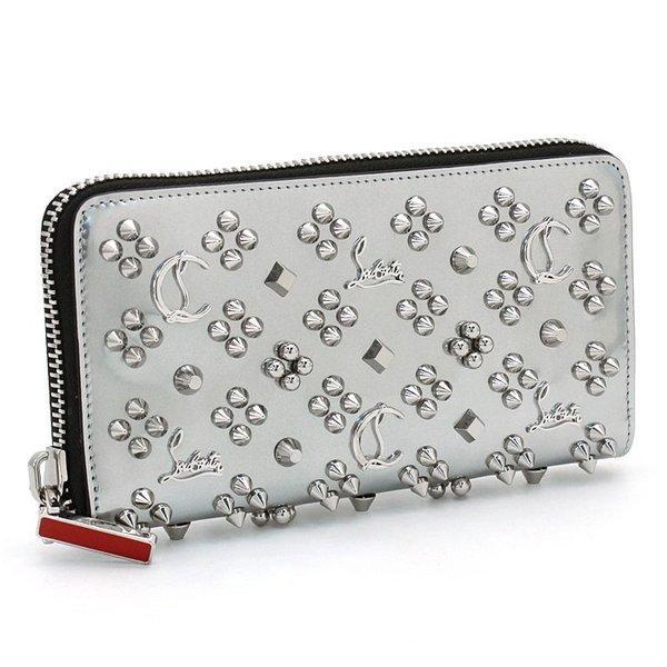 Bán thời gian giới hạn Christian Loubutin Christian Louboutin Panettone Wallet Long Round Zipper 1185038 SV71 Silver: 12-1185038-SV71: Santonore Yahoo!