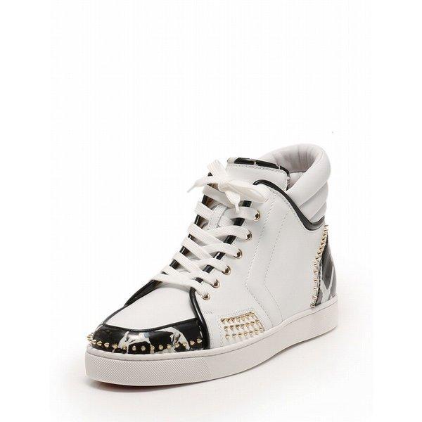 Christian Louboutin Christian Loubrovethane Sneaker Sneaker High Cut Studs men da trắng Đen thể thao Dude Low Flat 1160901 Đàn ông đã qua sử dụng: 100474: Cửa hàng Reclo Yahoo -Mail Đơn đặt hàng Mua sắm Mua sắm Mua sắm Mua sắm Mua sắm Mua sắm Mua