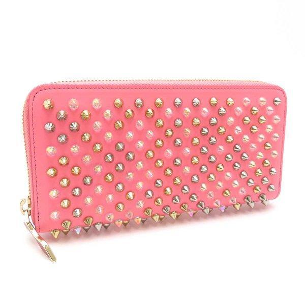 Christian Louboutin Christian Louven tròn Fastener Long Wallet 1175100 Panettone Wallet Studs Các mặt hàng không sử dụng: 89907: Cung điện Tsuruya -Mail Đơn hàng Mua sắm Mua sắm