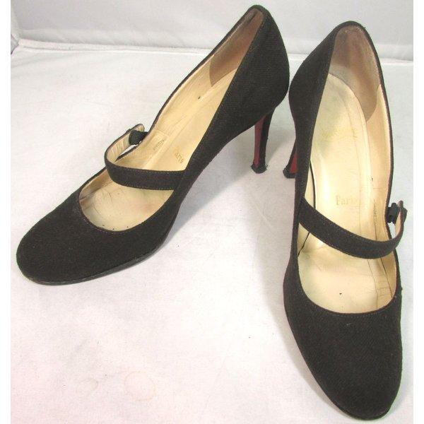 Christian Louboutin Christian Louboutin Bơm Brown đã sử dụng: 001000037430000: Cửa hàng quần áo đã qua sử dụng Rag & Curio -Mail Đơn đặt hàng Mua sắm