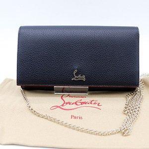 Christian Louboutin Christian LeBlitan Vai vai Túi Ly hợp Pochette /1185068 CM6S /BLA: 3771: Cửa hàng Tamaya -Mail Đơn đặt hàng Công ty
