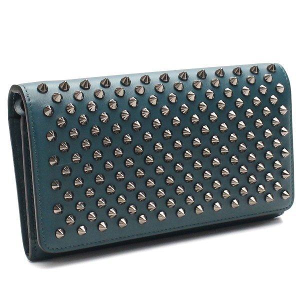 Christian Lubutan Christian Louboutin với ví hai lần với ví tiền 1165076 -M554 Laguccine/Guccinmetal Green: CLO116507609