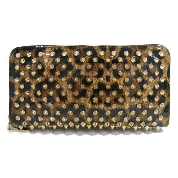 Christian Louboutin Long Fallet/Leopard Long Fallet Black x Brown X Gold Vinyl Clorua Xếp hạng B: 2104101631038: Thương hiệu Cull -Mail Đơn hàng Mua sắm Mua sắm Mua sắm