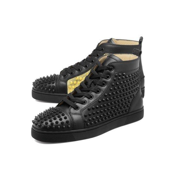 Christian Louboutin Christian Loubro BROOPHAN SNEAKERS High Cut Yang Louis Flat Spike Yan Lewis Flat Spike 1180206 CM6S: 24725: Nhập khẩu cửa hàng Dub
