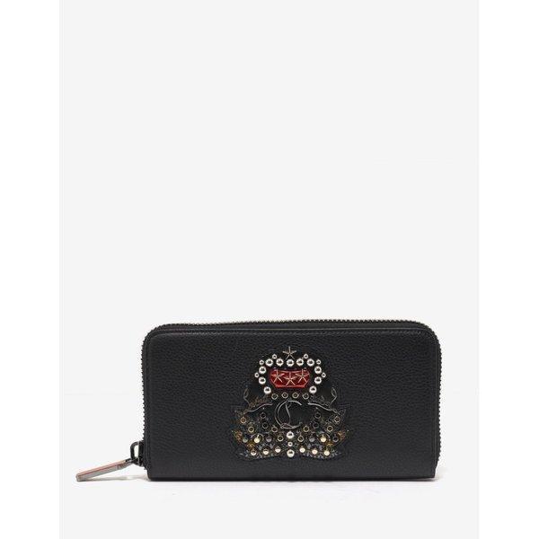 Christian Louboutin Christian Louboutin Men Wallet Panetone Leather Crest Wallet Black: CB2 -FF118E191F: Fermat Fermart Shoes -Mail Đơn đặt hàng Mua sắm Mua sắm Mua sắm