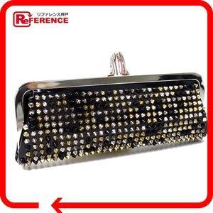 Christian Louboutin Christian Levutan Bag Bag Spike Soods 2way Bag Ladies Black Ladies [Đã qua sử dụng]: 106501-14154-4: Tham khảo Bộ sưu tập Mail Mua sắm Mua sắm Mua sắm Mua sắm Mảng