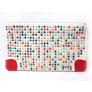 Christian Lubutan Christian Louboutin Túi đeo tay túi Ruby Posh Multi Studs Loubiposh Ladies Lệnh gửi thư